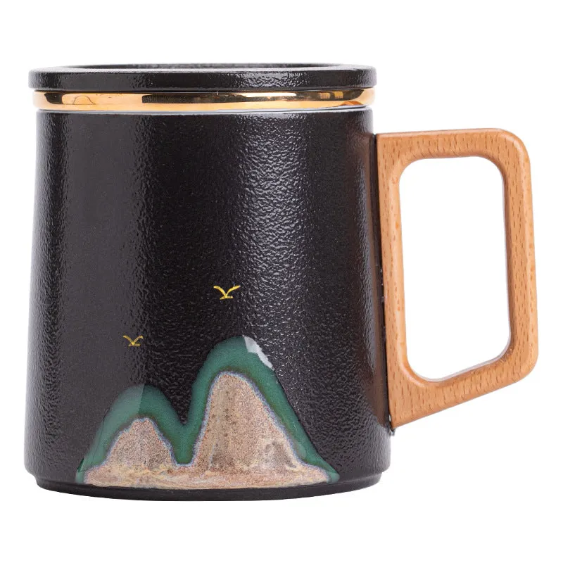 Gohobi Mountain Ceramic Tea Office Mug