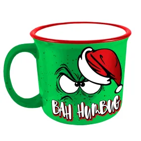 Grinch Bah Humbug 14oz Ceramic Camper Mug