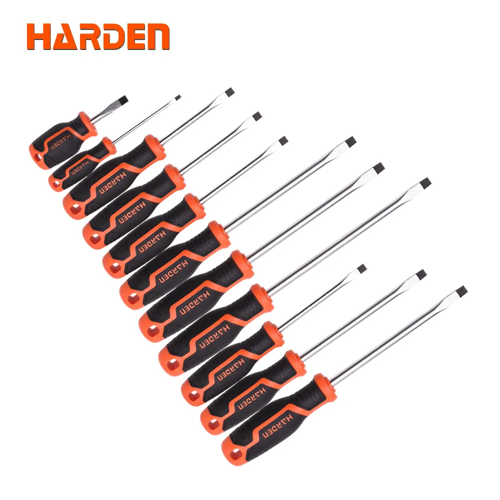 Harden Flat Screwdriver with Soft Handle 5 x 100mm