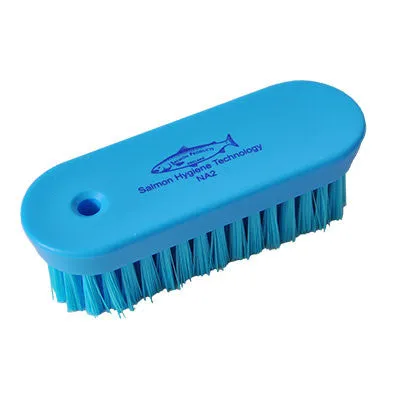 Hillbrush Salmon Hygiene Stiff Nail Brush 122mm - NA4