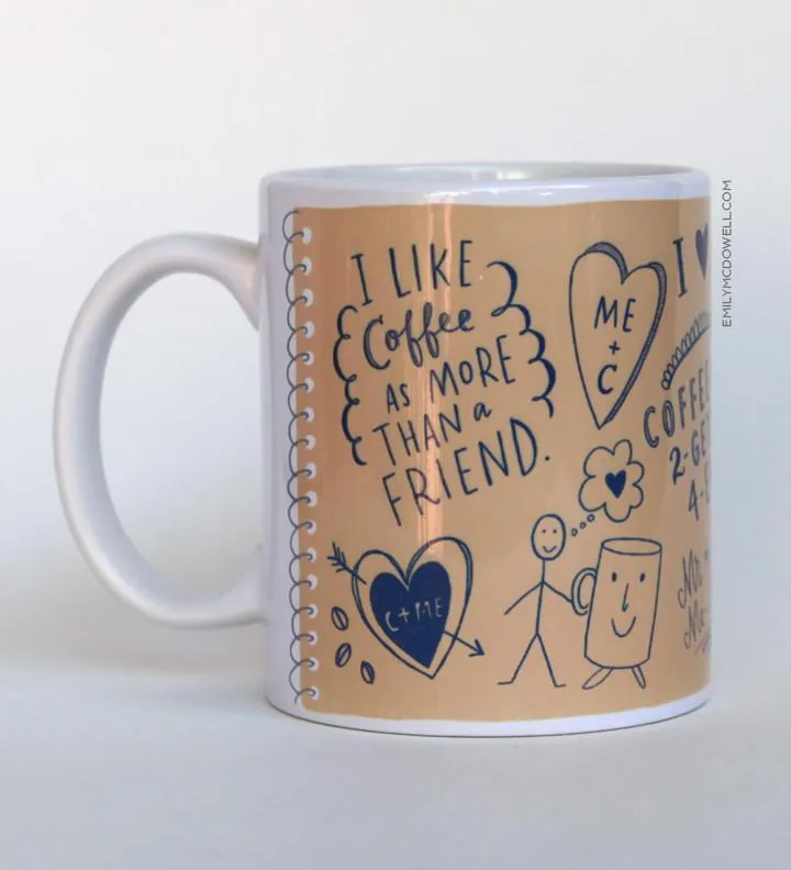 I Like Coffee Mug (Tan)