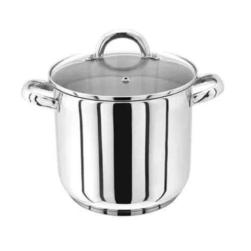 Judge Stockpot with Glass Lid 22cm 8.5 Litre JP82