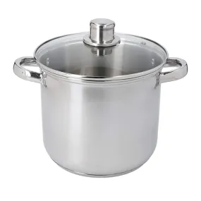 Kitchen Craft Pasta Pot with Steamer Insert 20cm 4 Litre Stainless Steel