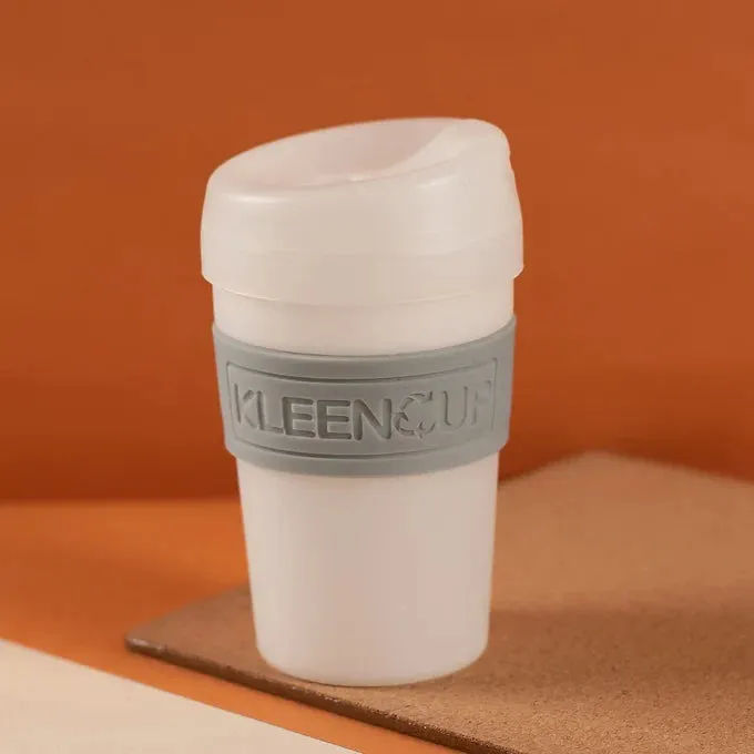 KleenCup Transparent – Reusable travel mugs | BPA-free Coffee Cup with lid