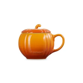 Le Creuset Pumpkin Mug with Lid