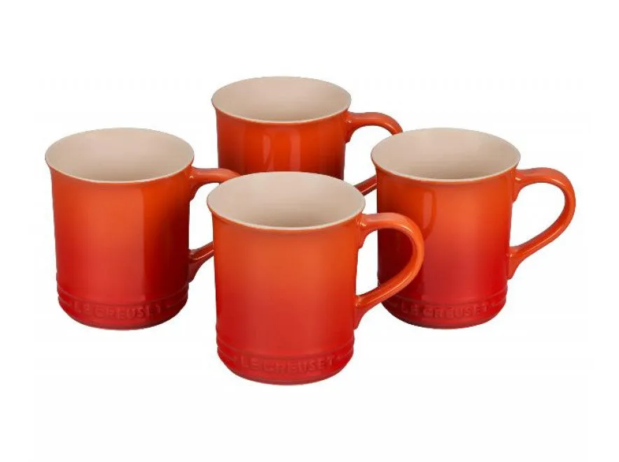 Le Creuset Seattle 400 ml. Mugs, Set of 4