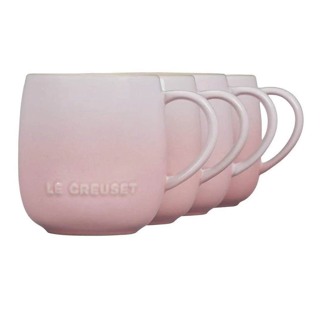 Le Creuset Stoneware Heritage Mugs 13 oz, Set of 4