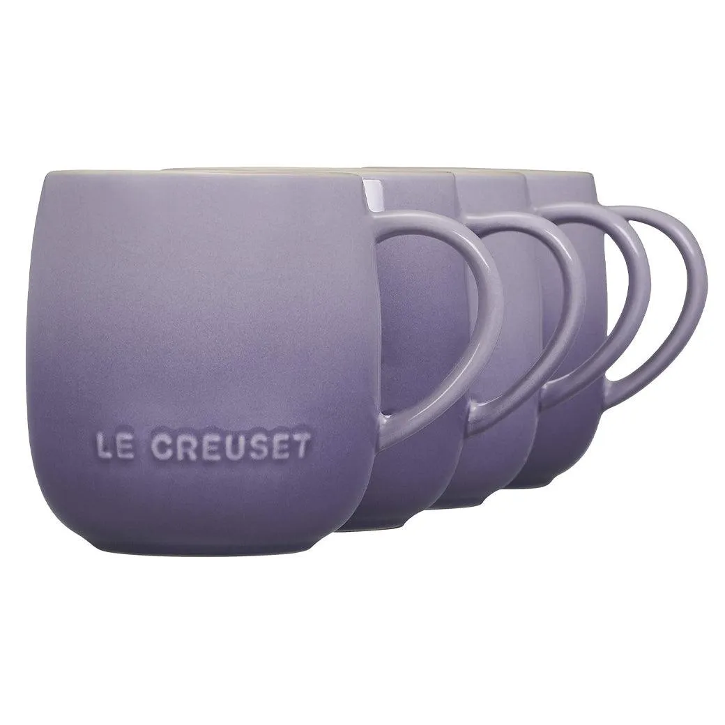 Le Creuset Stoneware Heritage Mugs 13 oz, Set of 4