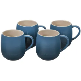 Le Creuset Stoneware Heritage Mugs 13 oz, Set of 4