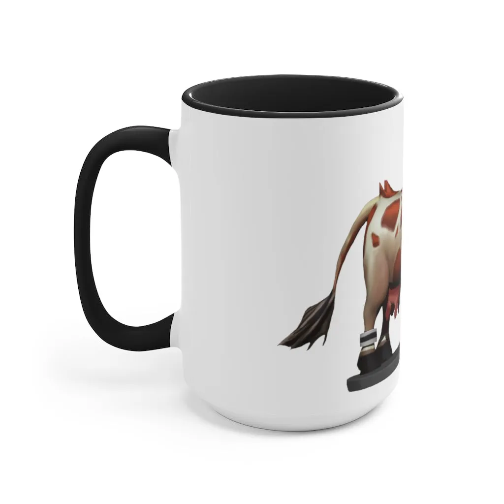 Light Brown Cow Accent Mug