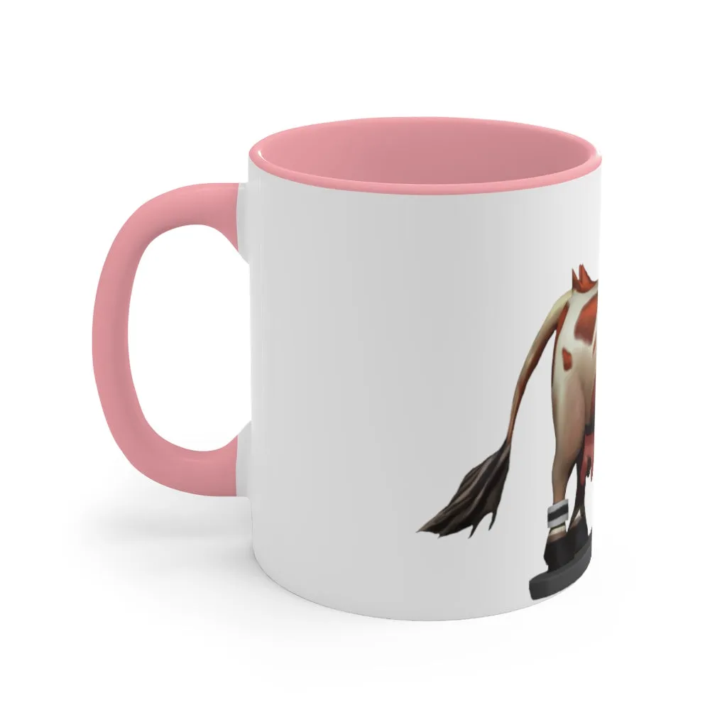 Light Brown Cow Accent Mug