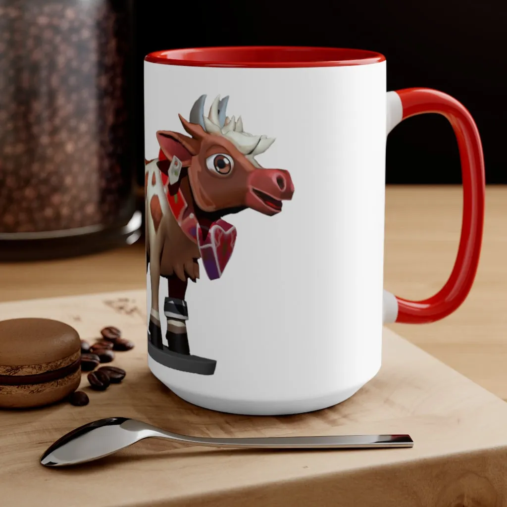 Light Brown Cow Accent Mug