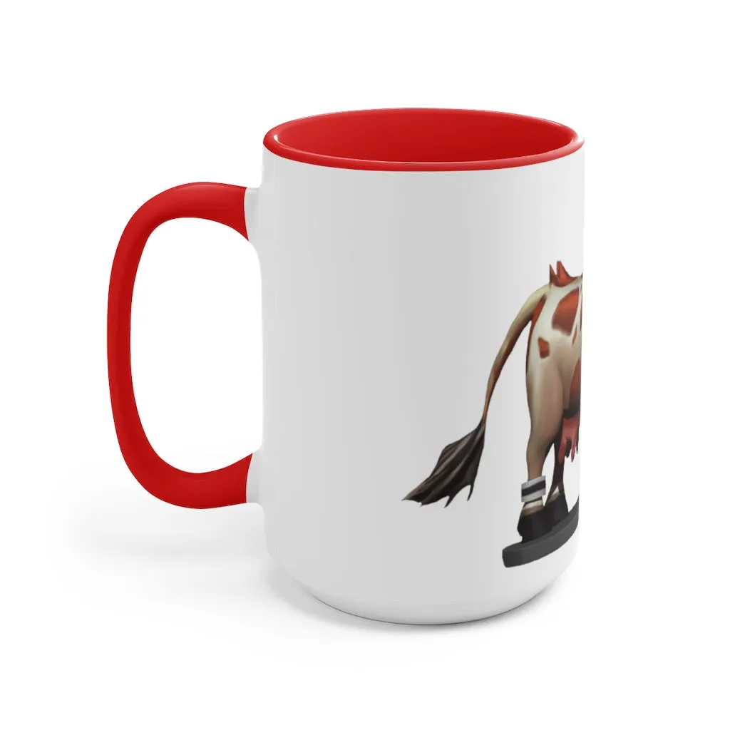 Light Brown Cow Accent Mug