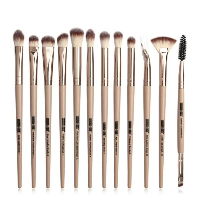 Long Makeup Brushes Set