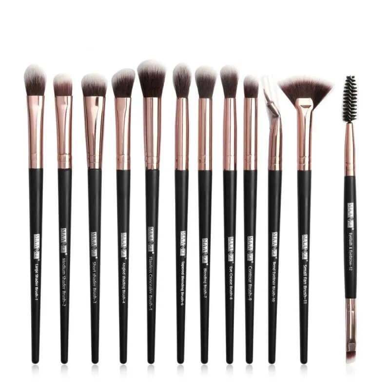 Long Makeup Brushes Set