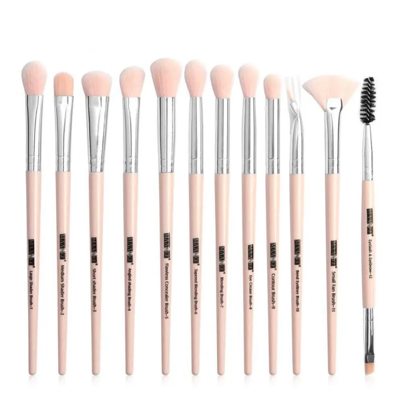 Long Makeup Brushes Set