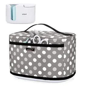 LUXJA Dust Cover Compatible with Cricut Mug Press (with a Front Pocket), Polka Dots