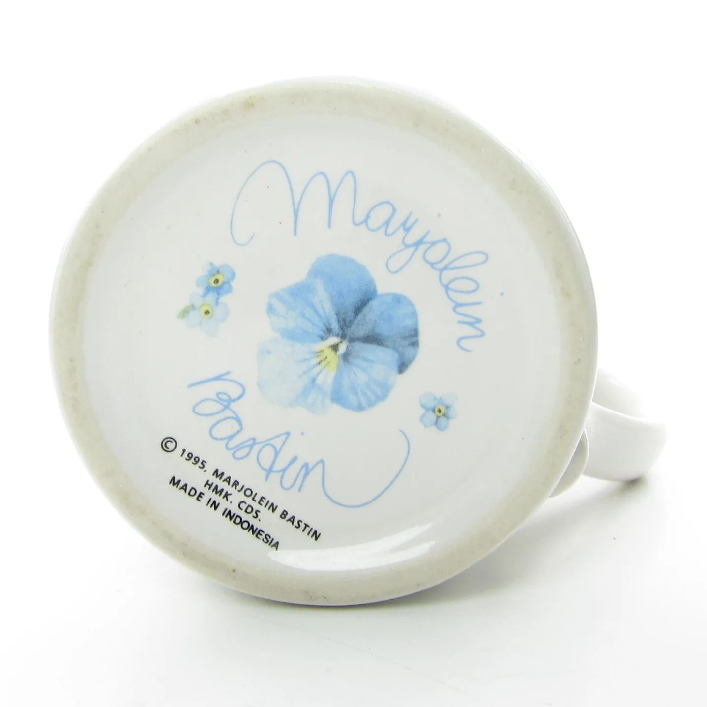 Marjolein Bastin Vintage 1995 Hallmark Bluebird & Indigo Bunting Mug