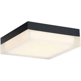 Matrix 9 in. LED Flush Mount Light 120V, 2700K Black Finish