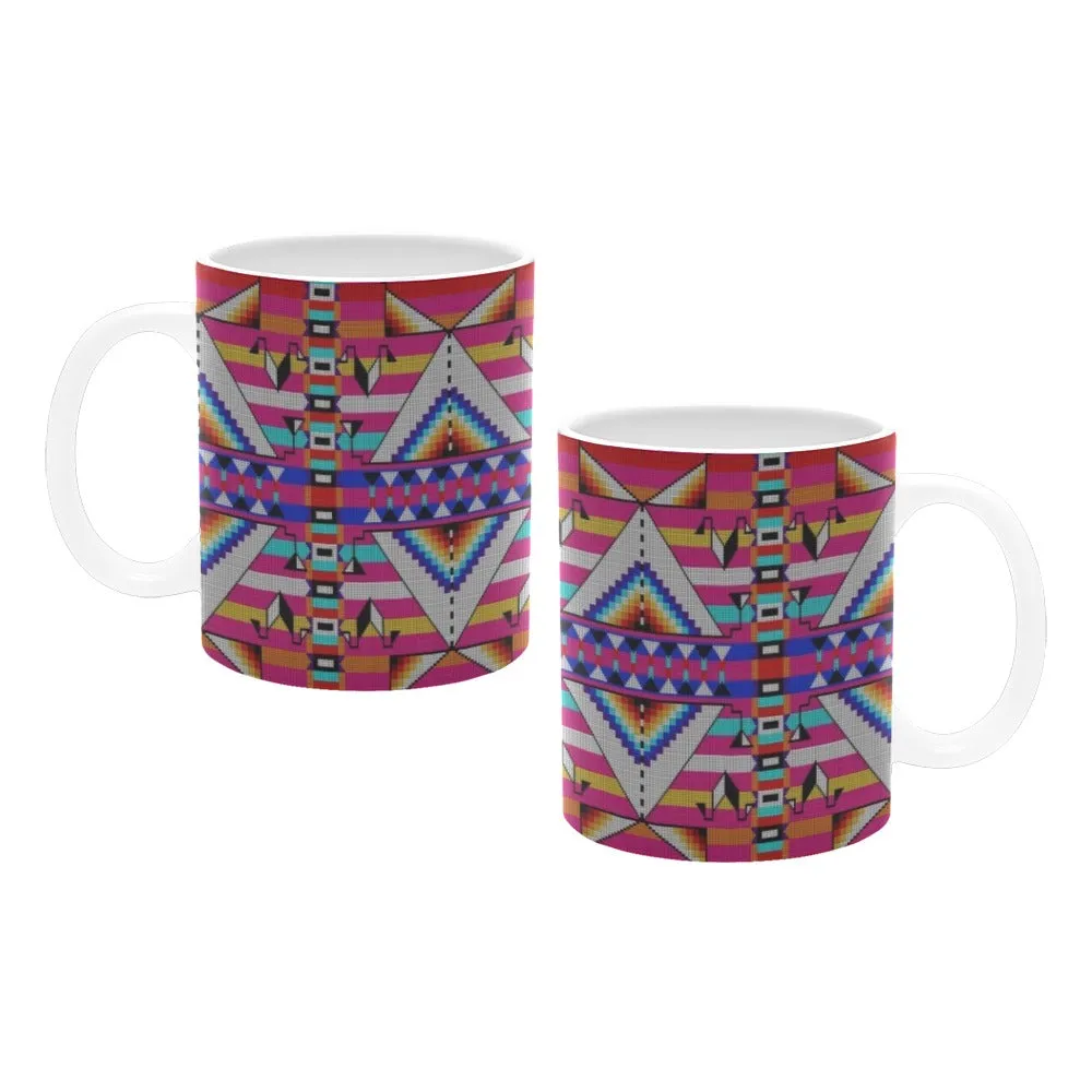 Medicine Blessing Pink White Mug(11OZ)