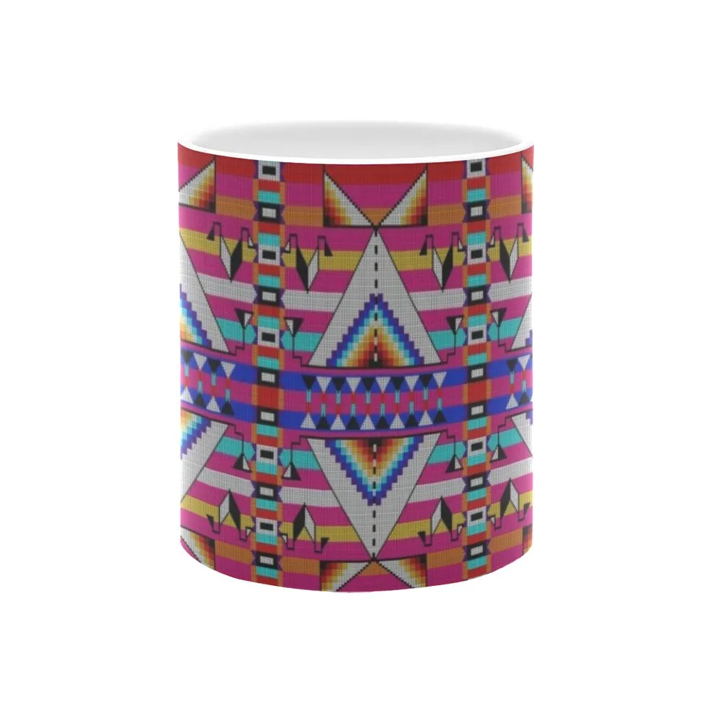 Medicine Blessing Pink White Mug(11OZ)