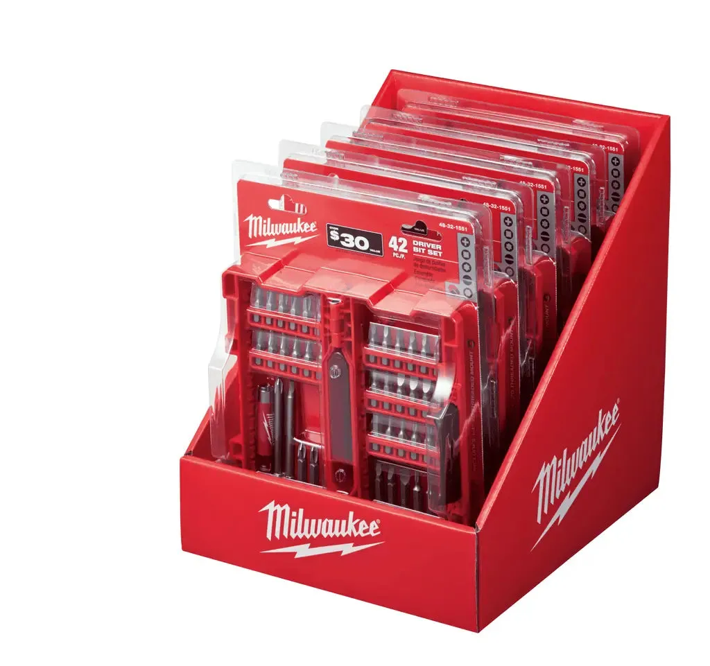 Milwaukee Driver Bit Set - 42 Pcs