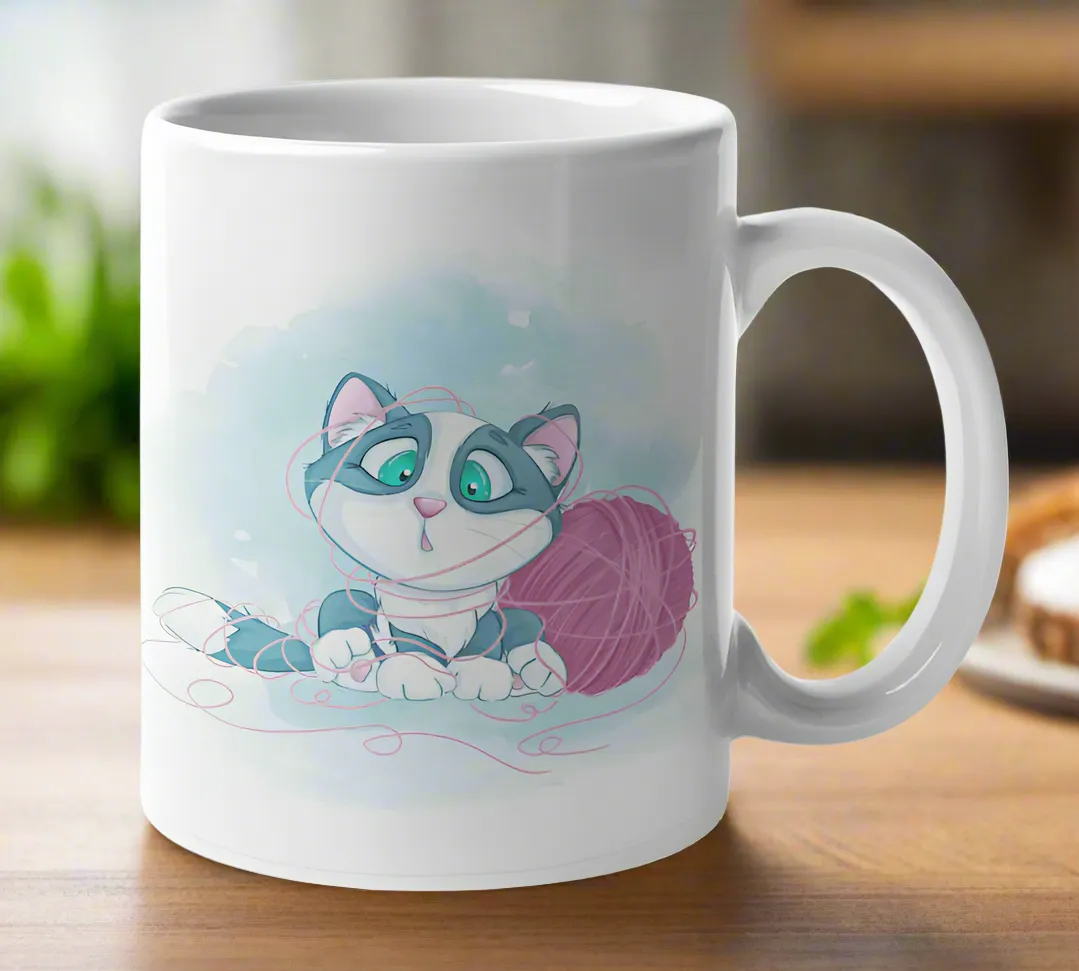 Mittens the Kitten Cat Mug