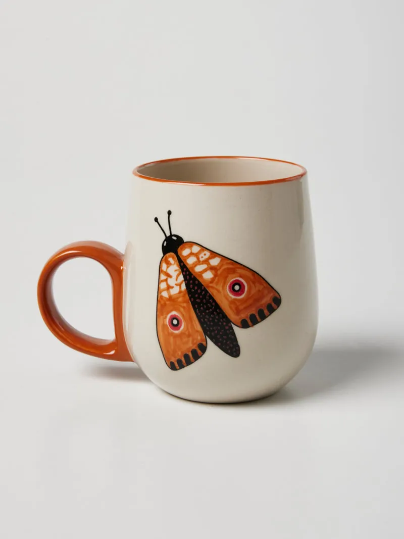 MOTH PARTY MUG ORANGE