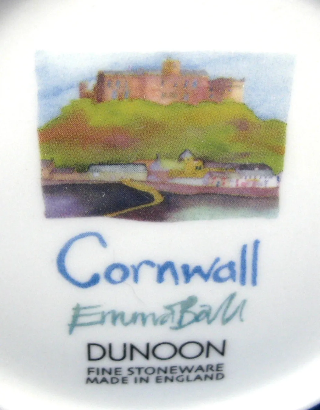 Mug Cornwall Dunoon Emma Ball Cornish Villages England Cornish Scenes