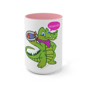 Munchies the Crocodile Accent Mug