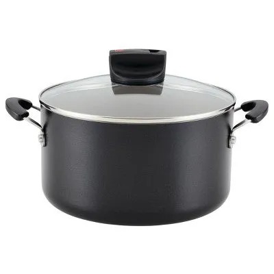 New - Farberware Smart Control 6qt Aluminum Covered Stock Pot Black