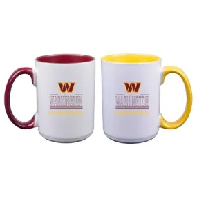 New - NFL Washington Commanders 16oz Home & Away Mug Set - 2pk