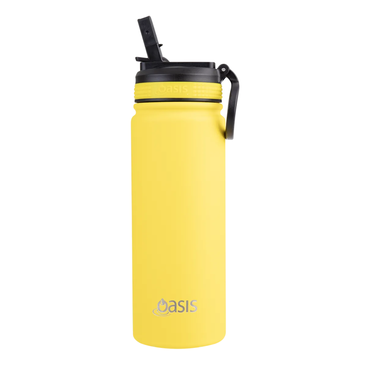 Oasis Challenger Insulated 550ml Drink Bottle - Neon Yellow