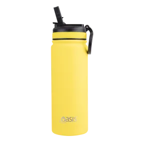 Oasis Challenger Insulated 550ml Drink Bottle - Neon Yellow