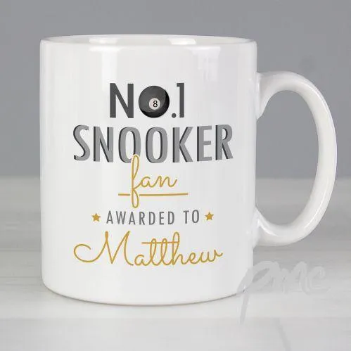 Personalised No.1 Snooker Fan Mug