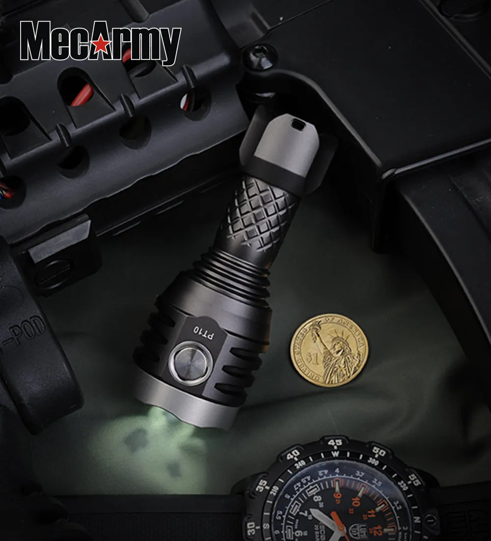 PT10 USB Rechargeable 800 Lumens EDC Flashlight