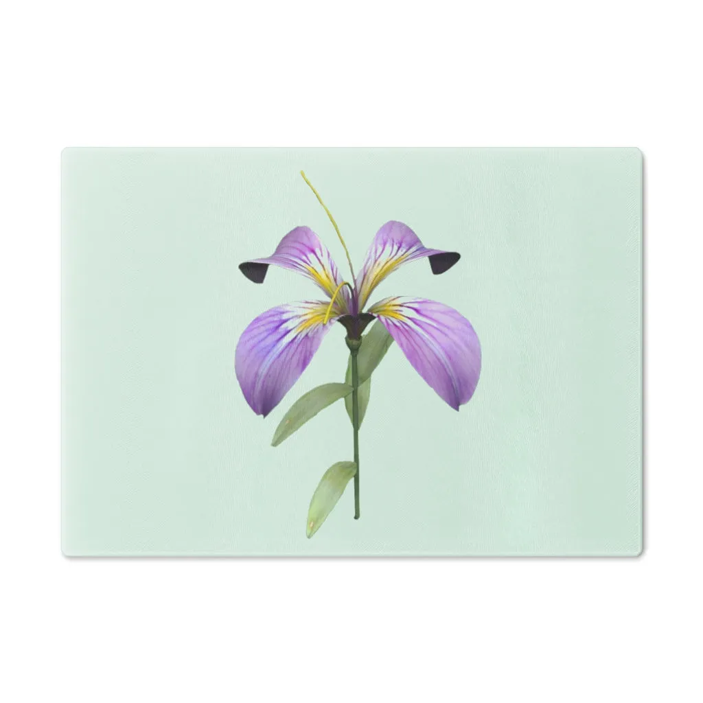 Purple Flower Cutting Board