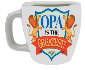 "Opa is the Greatest" Ceramic Mug Magnet Gift for Opa