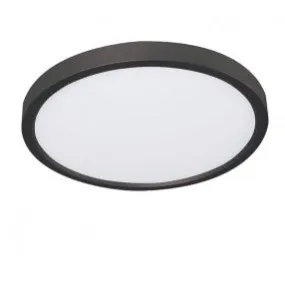 Rainbow Lighting EGRF0609L30D1BK-6PK SIX Pack Small Edge Round LED Surface Mount in Black Finish