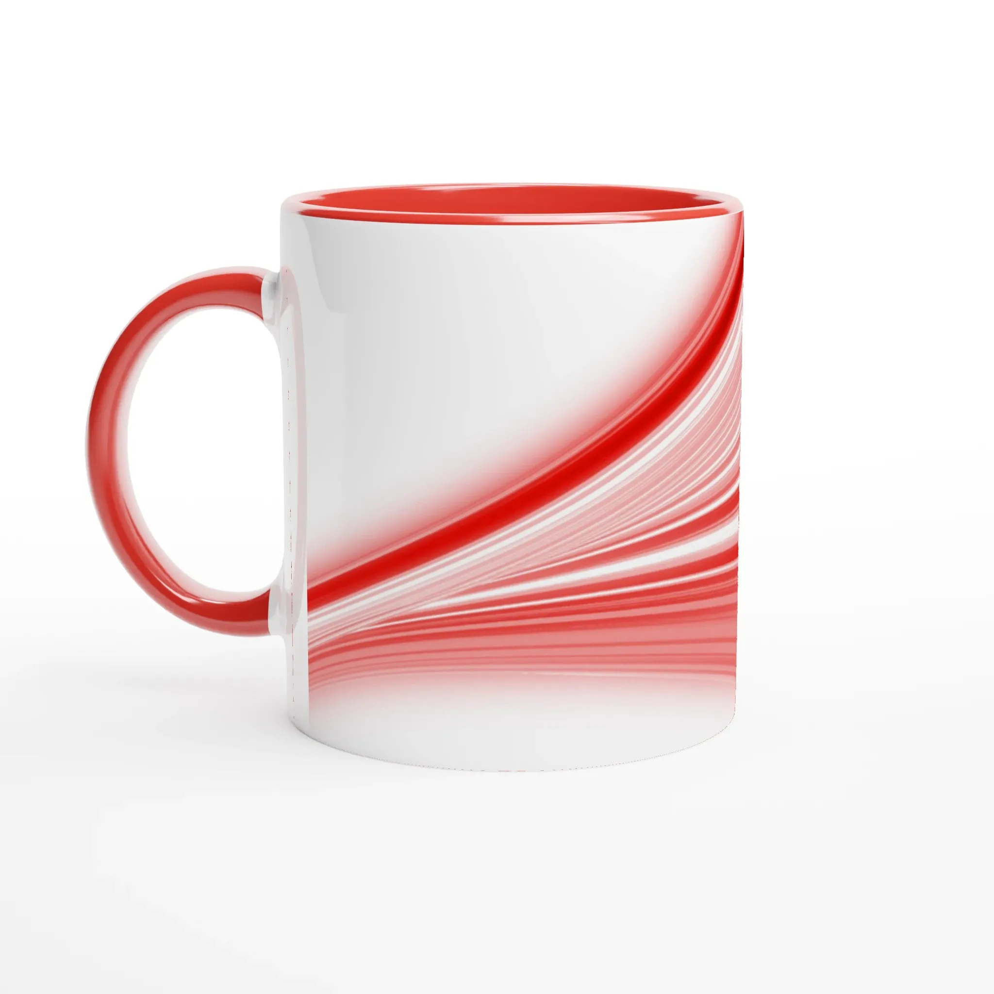 Red Flowing Mug | Red Ceramic Mug