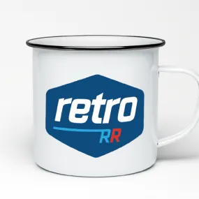 RETRO RR ENAMEL MUGS