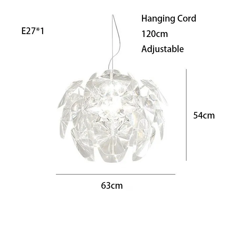 Round Ceiling Chandeliers New Trend Hanging Lamps LED Lights Fixture Lustres Modern Luxury Dining Room Lamps