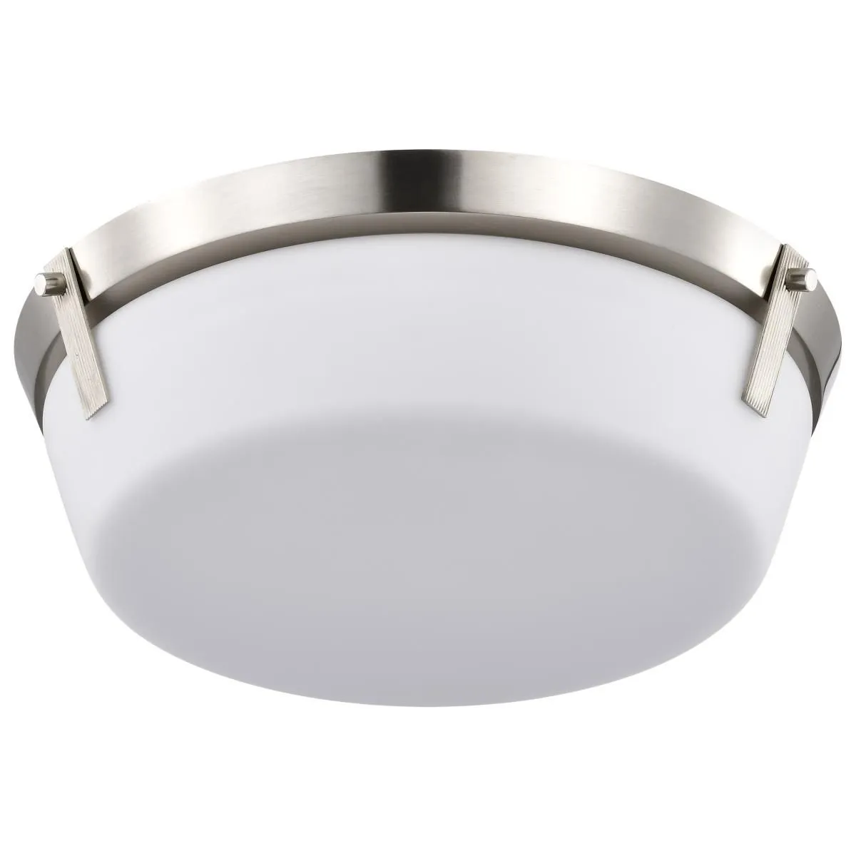 Rowen 15 in. 3 lights Flush Mount Light Brushed Nickel Finish