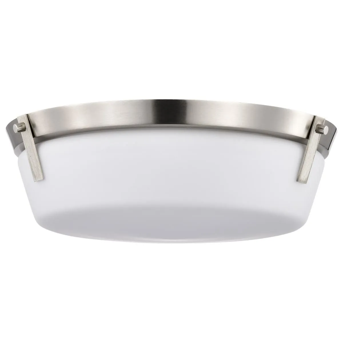 Rowen 15 in. 3 lights Flush Mount Light Brushed Nickel Finish