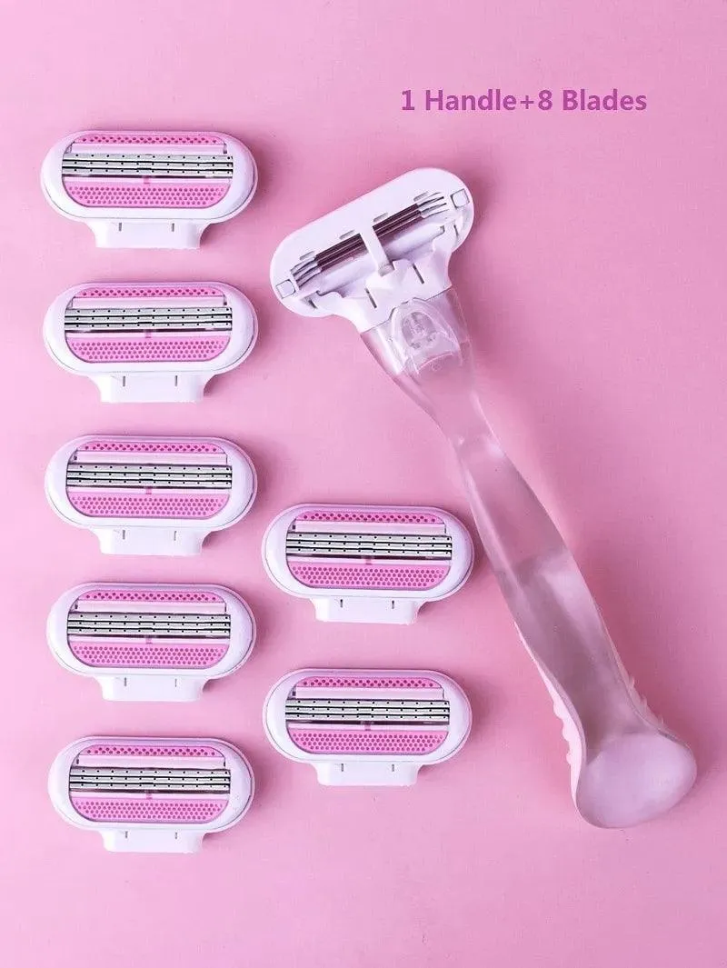 Smooth Goddess Razor Set: Precision Hair Removal for Women