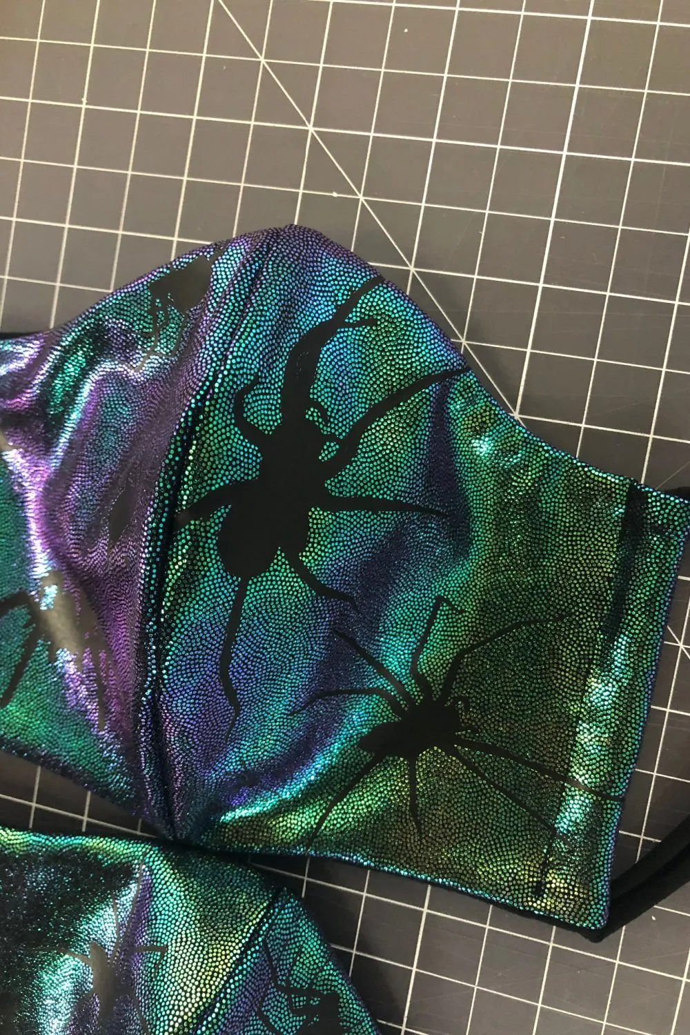 Spooky Spiders Face Mask