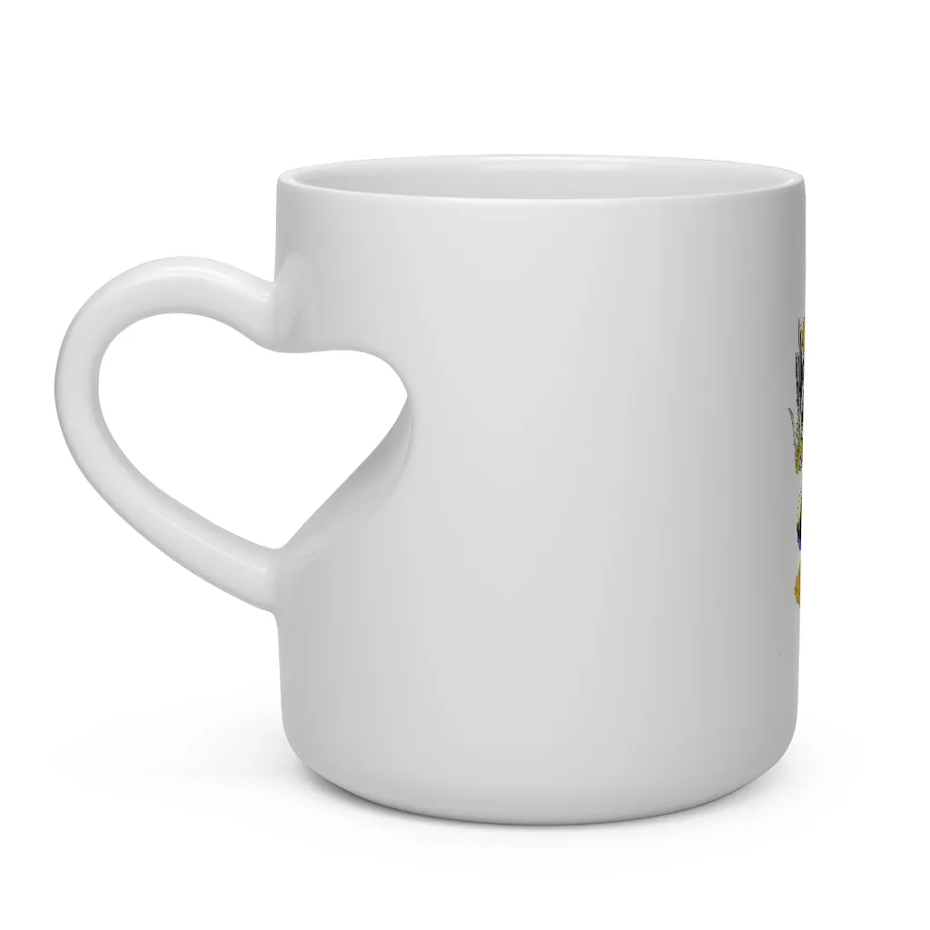 Sporecheila Heart Shape Mug