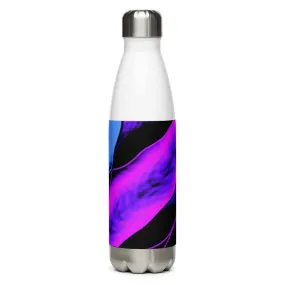 Stainless Steel Dancing Blue Water Bottle