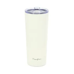 Stainless Steel Tumbler With Lid 650ml Ivory