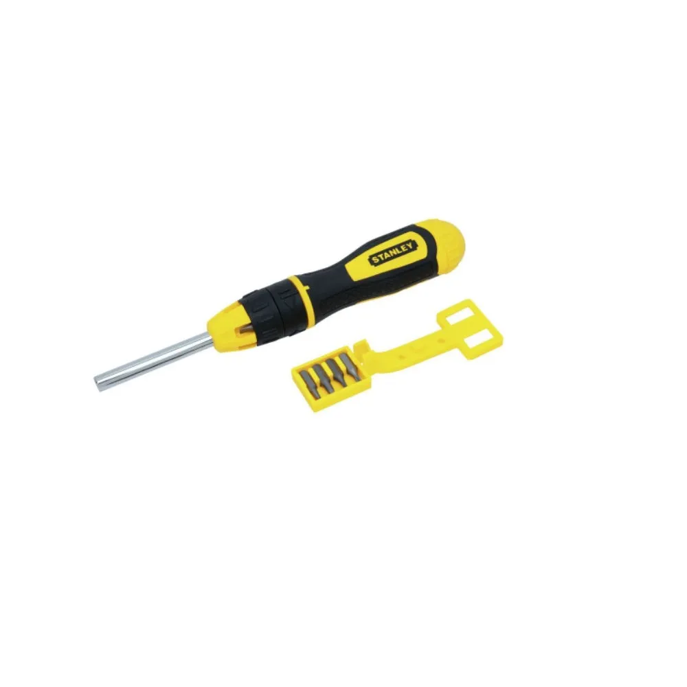 Stanley Multi-Bit Ratcheting Screwdriver with Bit Set - 0-68-010